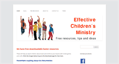 Desktop Screenshot of effectivechildrensministry.org